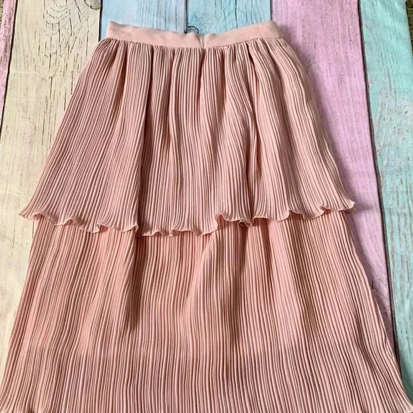 Vintage sheer tiered maxi skirt - Picture 3 of 8